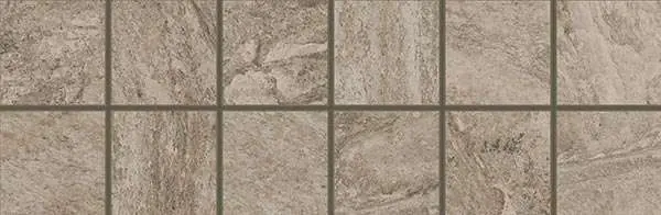Керамогранит Coliseum Альпы Серый Фашиа Мозаика 10x30 структур.