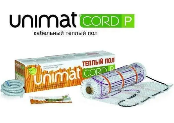 Теплый пол Unimat Cord - 0,7 кв.м  / 130-0,5-0,7